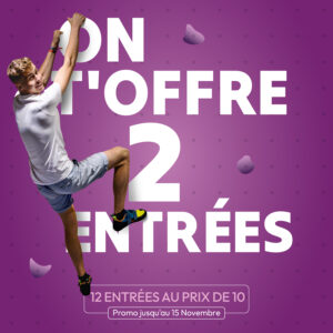 Climb Up Bordeaux Mérignac : 12 entrées au prix de 10